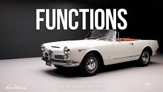1962 Alfa Romeo 2600 Spider | Functions