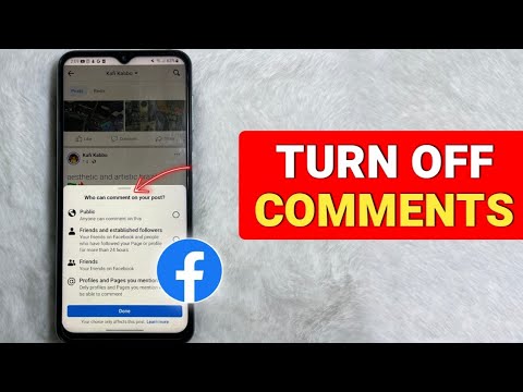 How to Disable Comments On Facebook Post - Full Guide - YouTube