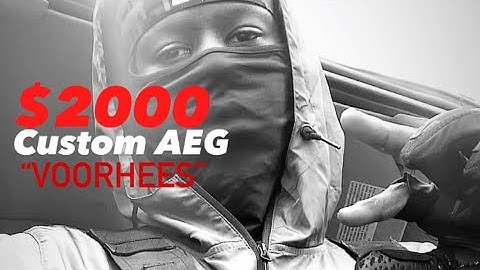 $2000 Custom AEG Monk Customs  Black Ops Airsoft