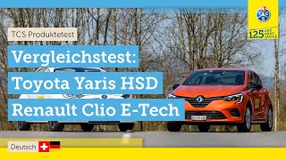 Hybrid-Kleinwagen im Vergleich | Toyota Yaris HSD vs Renault Clio E-Tech (2021)