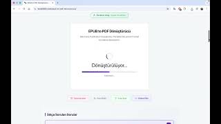 EPUB to PDF Dönüştürücü | EPUB E-Kitapları PDF Formatına Ücretsiz Çevirin