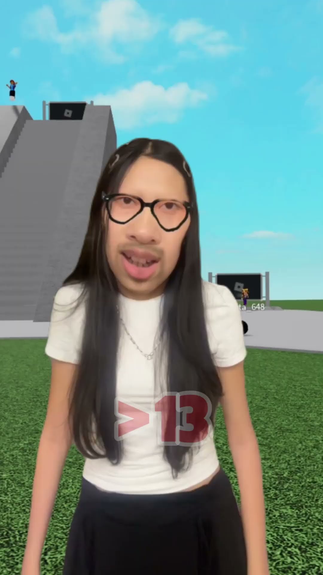 Chatting on Roblox with -13 feels like?#roblox #robloxshorts
