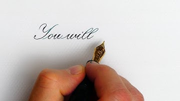 Inspiring quote by M. Angelou | Santini Libra Fountain Pen | Copperplate Handwriting Practice