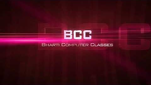 BHARTI COMPUTER CLASSES - Powered by E-Max Education