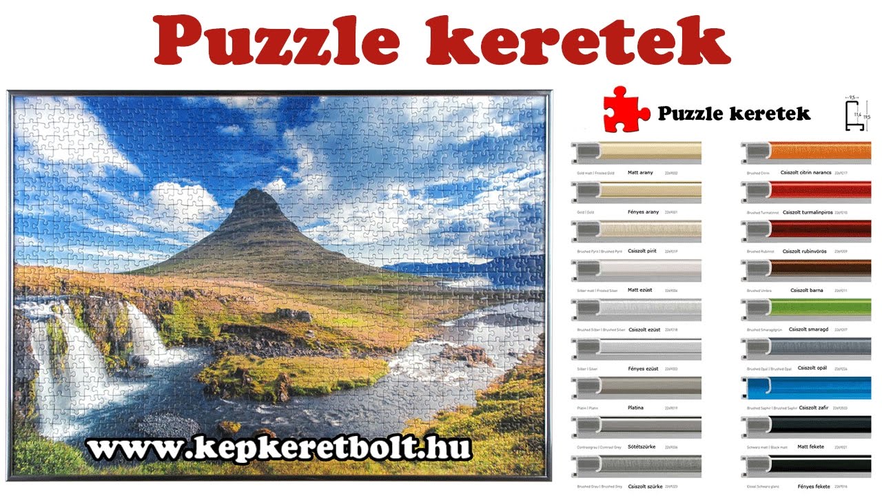 Puzzle képkeretek