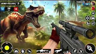 Wild Dinosaur Hunting Survival Game - Android Gameplay screenshot 1