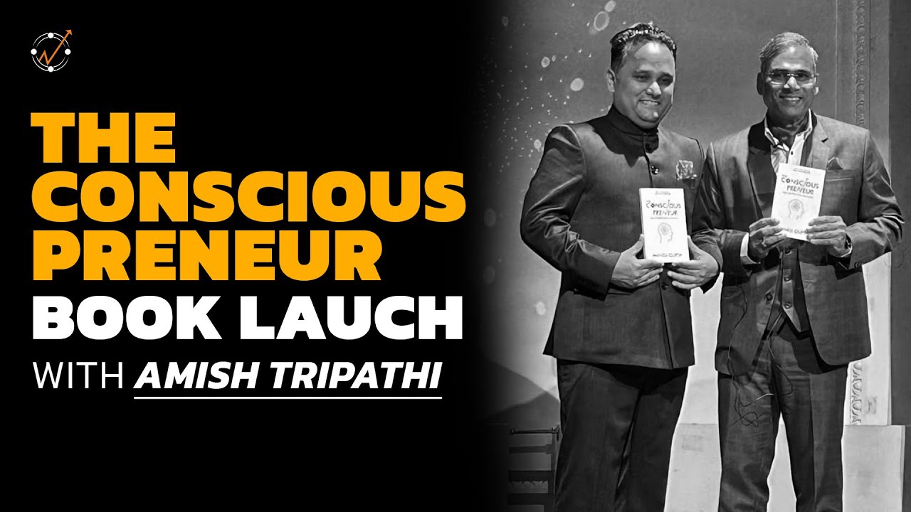The Consciouspreneur || Book Launch by Mr. Amish Tripathi || Nehru Centre, UK | Manoj Gupta