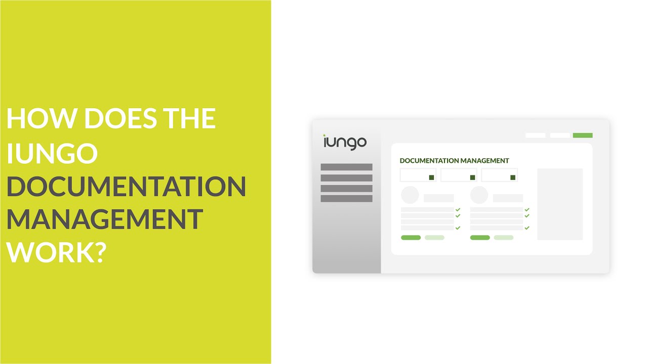 IUNGO | Documentation Management Module - YouTube