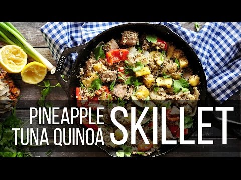 Pineapple Tuna Quinoa Skillet