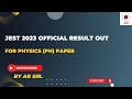 JEST 2023 Result Out.
