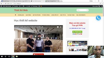 Tạo footer cho website sử dụng Gontheme | Tủ Sách Vàng