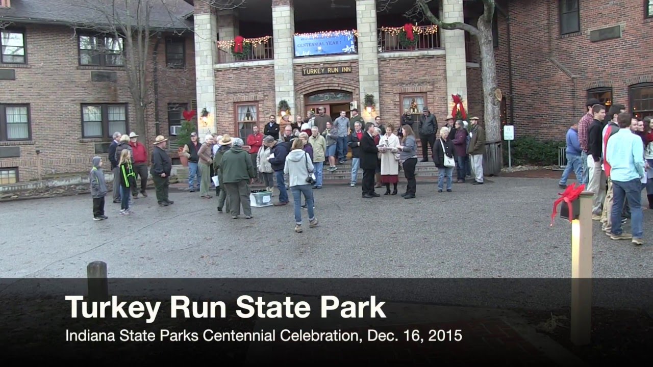 centennial celebration logos Indiana State Parks Centennial Celebration Launch: Turkey Run State Park