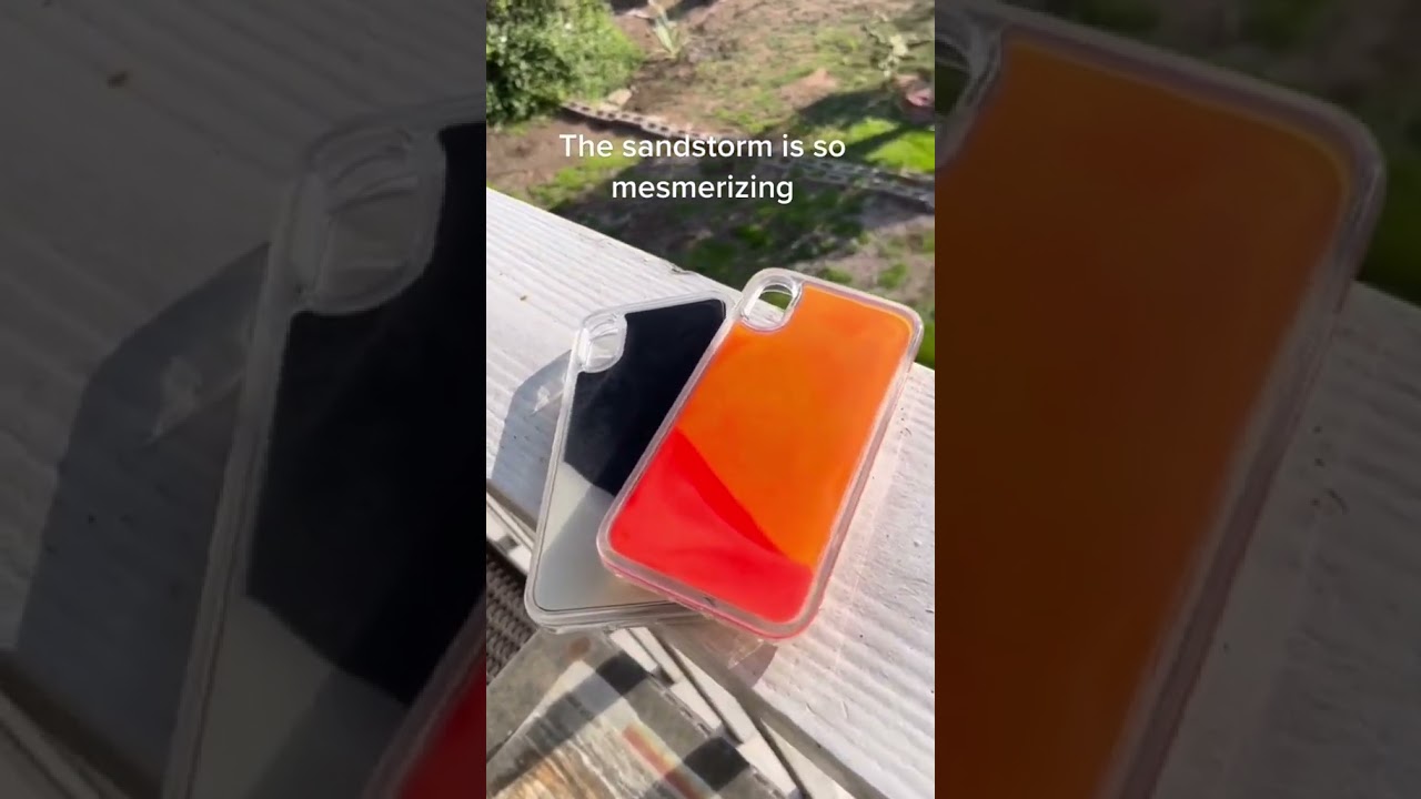 GLOW IN THE DARK SAND PHONE CASE?!