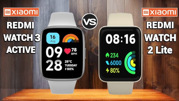 Smartwatch Xiaomi Redmi Watch 3 Active VS Apple Watch SE (2022