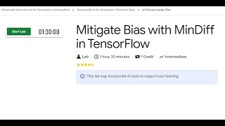 Mitigate Bias with MinDiff in TensorFlow - GenAI Students Interactive session