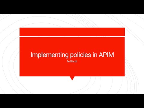 57. Implementing policies in APIM - YouTube