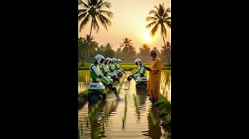 "Smart Farming Robot 🤖👨‍🌾 | புத்திசாலி விவசாய ரோபோ"#Smart Farming #விவசாயம் #villagelife