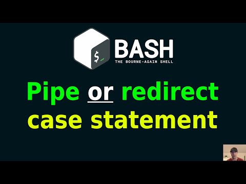 Pipe or Redirect Case Statement Result in a Shell Script