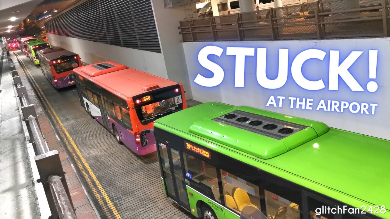 Buses STUCK at Changi Airport due to a Breakdown, Singapore 2021
