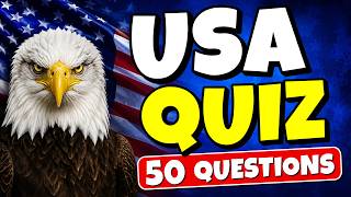 Can You Pass This USA Quiz? | 50 USA Trivia Questions 🇺🇸
