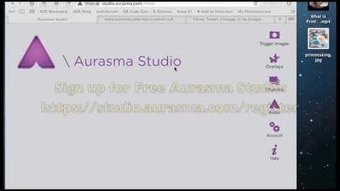 Aurasma Studio Walkthrough