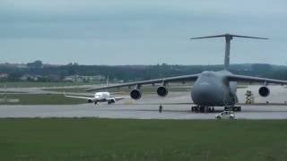 C5 GALAXY Gdańsk take off