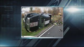 ISP: Father arrested for drunk driving, flipping truck with two young sons inside