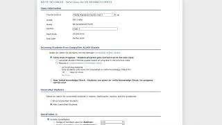 Creating a Subclass in ALEKS