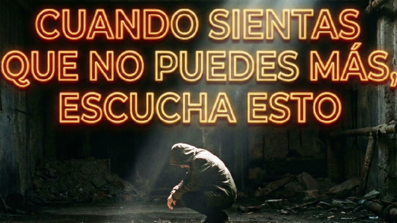 CuandO sieNtas qUe no puedes Más, eScuchA eSto