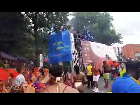 Annual carnival parade wearing their own customs.