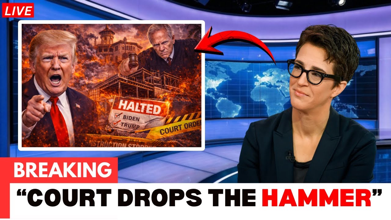 1 MIN AGO: Trump BLINDSIDED by Judge Over "Ballroom From Hell" (Construction HALTED?)!!!