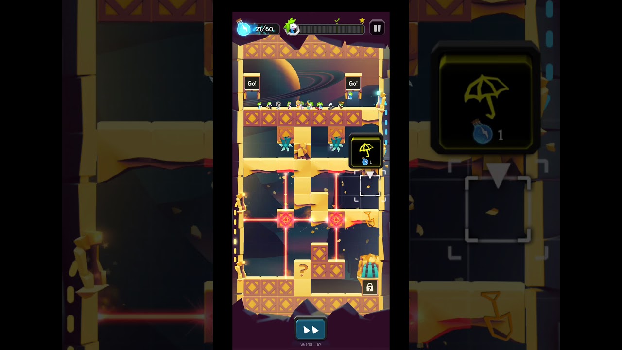 Lemmings - W: 148-67 Walkthrough - Planet 26 (Lollipop Candy