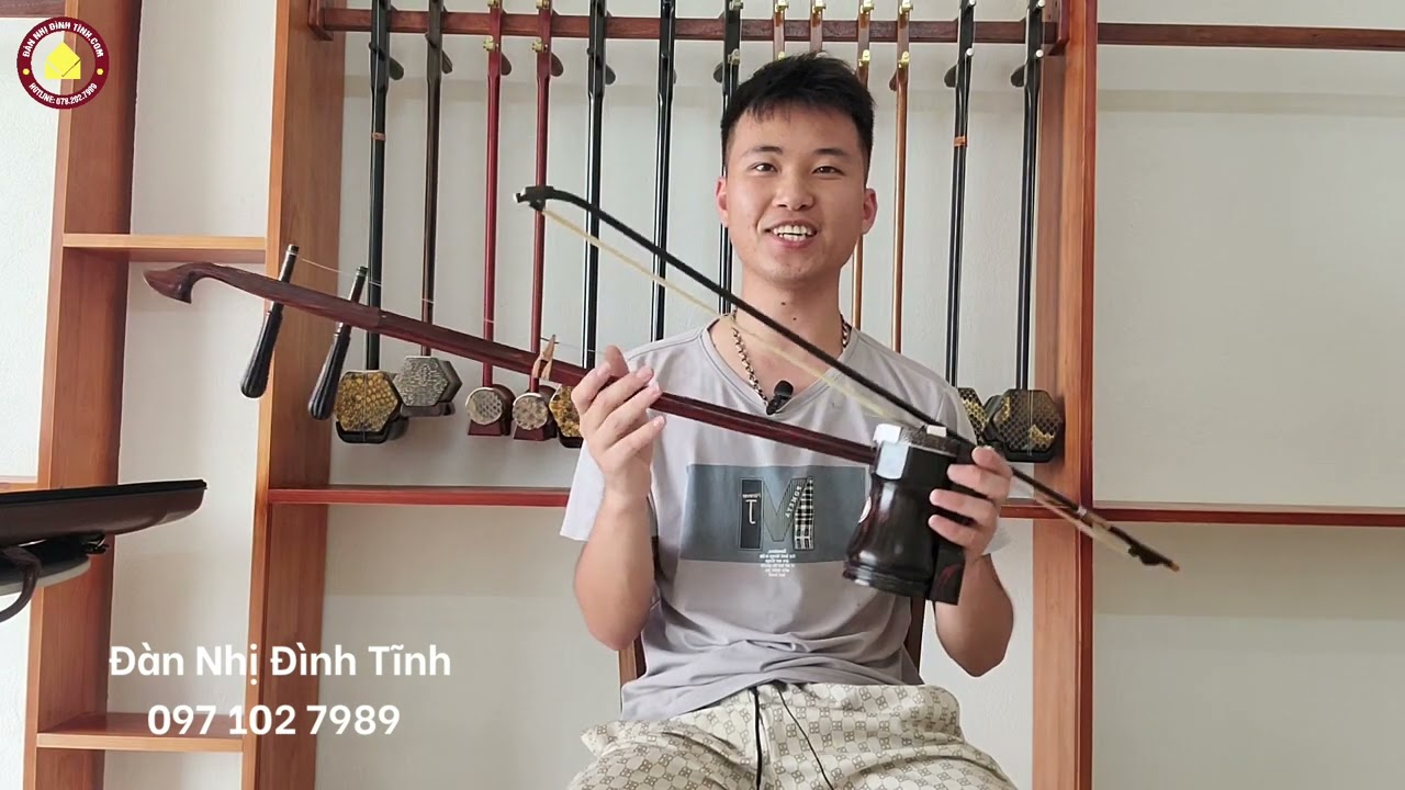 Đàn Nhị Độc Tấu gỗ Trắc - Cây đàn nói lên đẳng cấp của người chơi Đàn Nhị