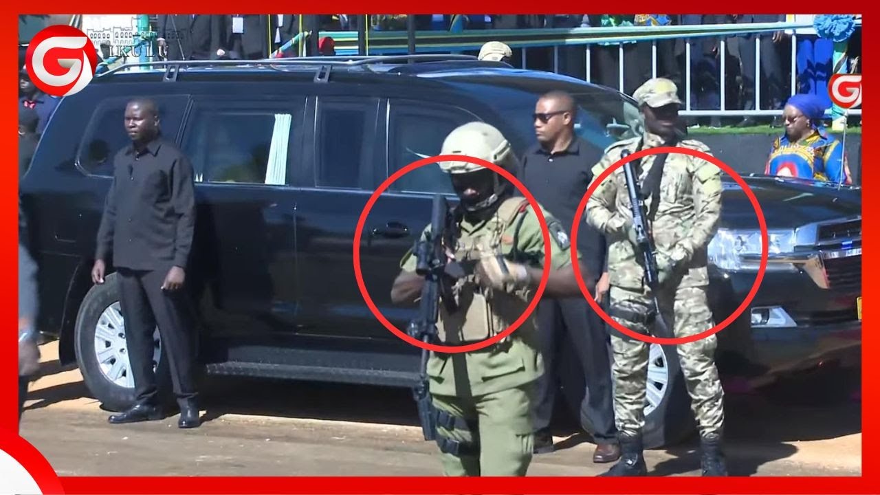 MSAFARA wa RAIS SAMIA ULIVYOWASILI UWANJANI SINGIDA - MABODIGADI WAKE WAKIWA na MITUTU MIZITO...