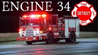 Responding - Detroit Fire, E34