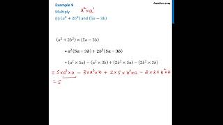 Example 9 - Multiply (ii) (a^2 + 2b^2) and (5a − 3b) - Class 8 Teachoo - Teachoo
