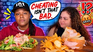 I KEPT DISAGREEING WITH HER.. SHE LOST IT 😳😂 | MUKBANG
