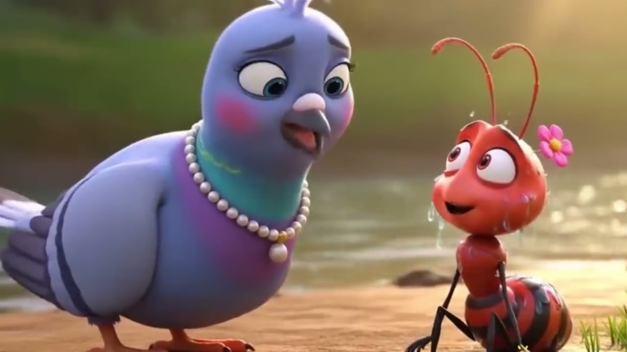 Zuzu & Pia’s River Rescue 🐜🕊️ | Friendship Song for Kids 🌙✨ (Bedtime Lullaby)