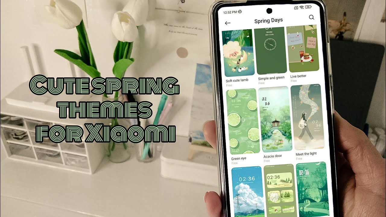+25 Cute themes for Xiaomi - Aesthetic Spring Themes