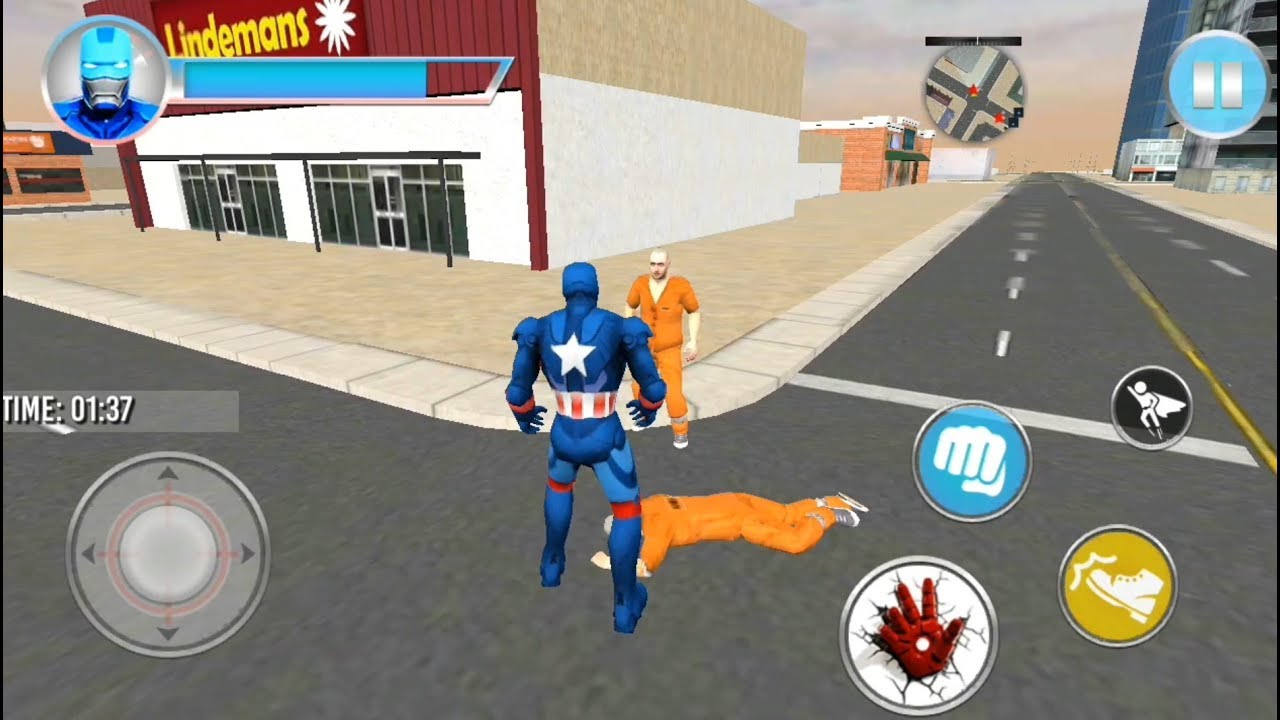 Super Flying Robot Hero #2 | Flying Robot Survival Mission City Rescue - Android GamePlay