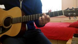 Fender CF-60 Acoustic Guitar: test with double drop D tuning