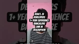 ⚡ React.js Developer Job in Bangalore | Inito HealthTech Careers 2025