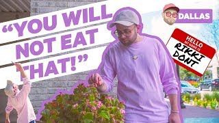 THE BEST FOOD IN DALLAS IS A FLOWER?? Things To Do In Dallas | RIKKI DONT Does | Episode 1