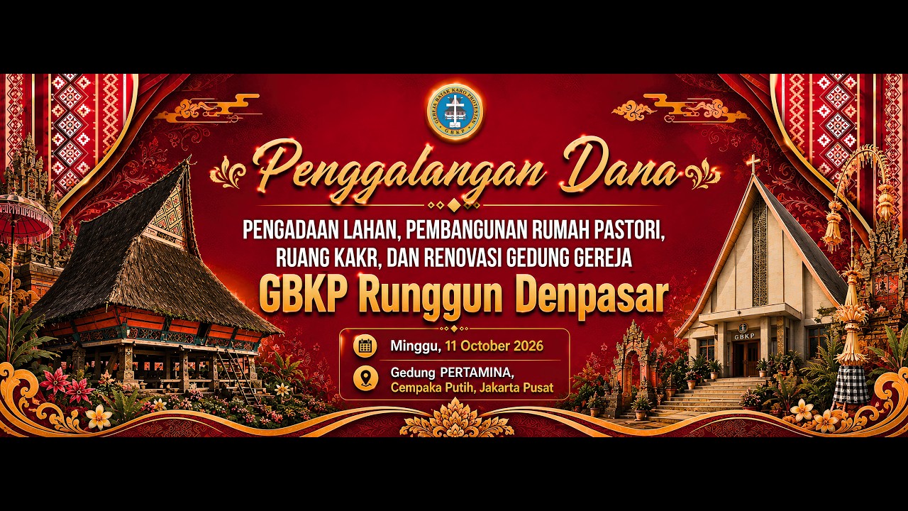 Penggalangan  GBKP Runggun Denpasar