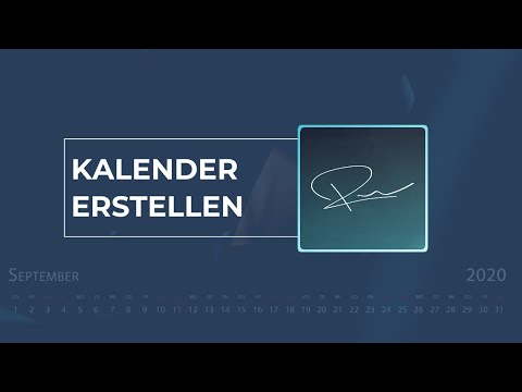 Kalender erstellen in #Photoshop