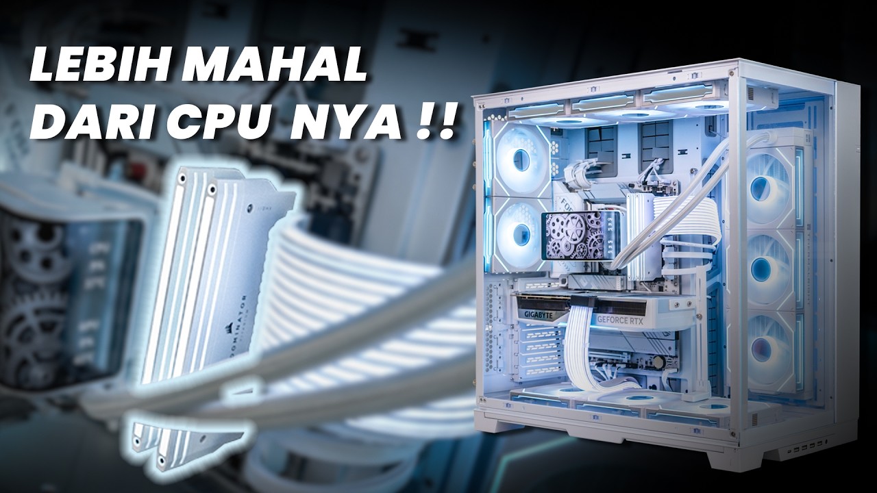 Rakit PC Gaming High-end di Era INFLASI HARGA RAM ?! | Ryzen 7 9800X3D | Gigabyte RTX 5070 Ti White