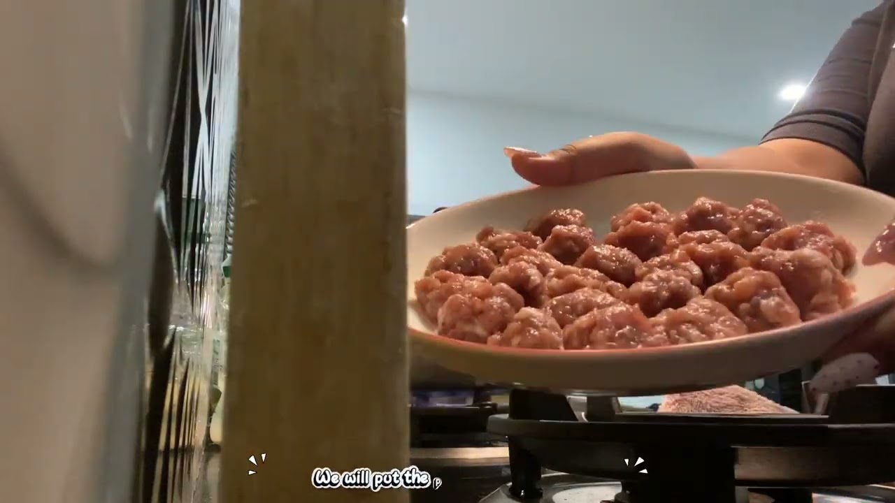 VIOG | Cooking  with Stamp [How to make rice porridge 🍲🍤👩🏼‍🍳🍚👋🏻👋🏻