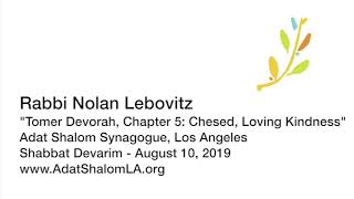 Tomer Devorah, Chapter 5: Chesed, Loving Kindness