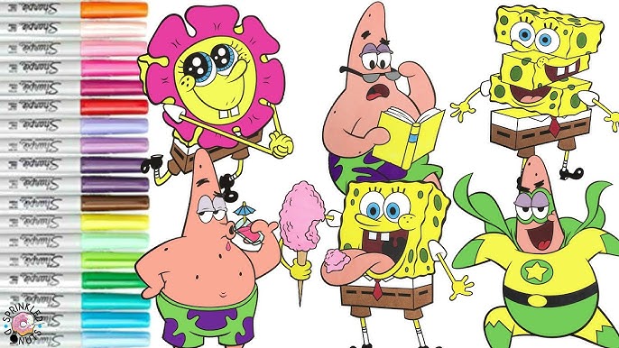 SpongeBob SquarePants Coloring Book, Nick Swag