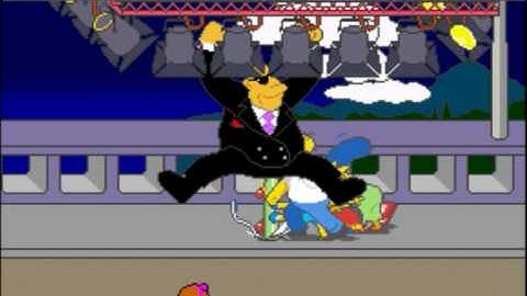 Simpsons the Arcade Game - Part 1: Tag team back again...
